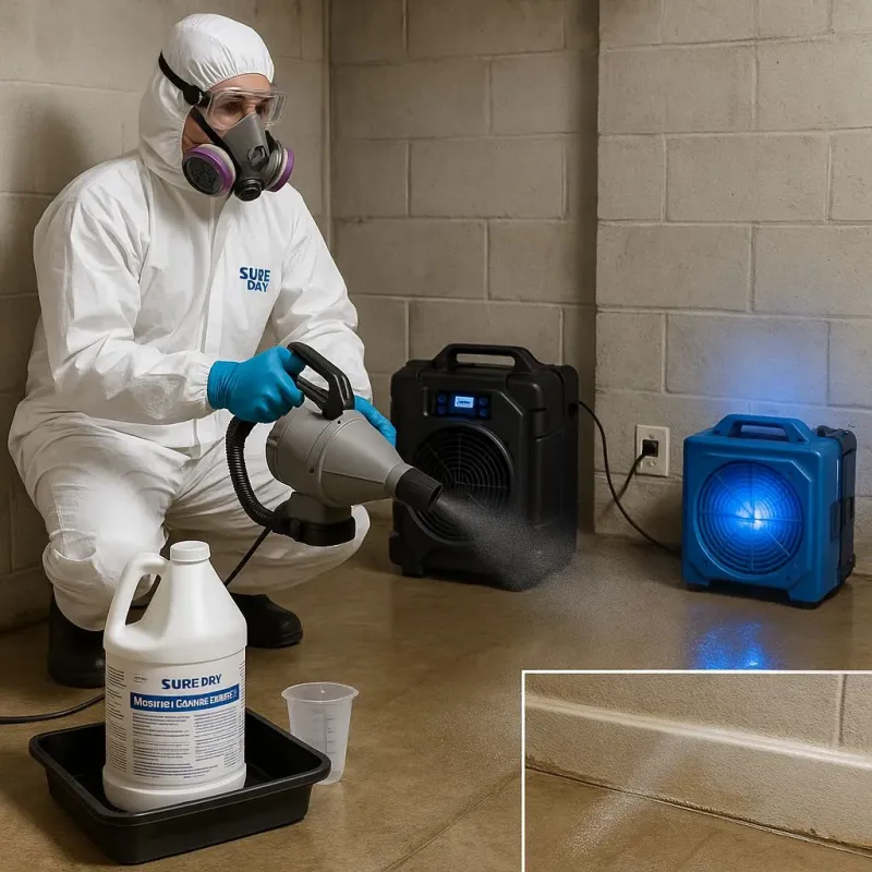 Sanitization and Odor Removal process in Silver Springs Shores, FL